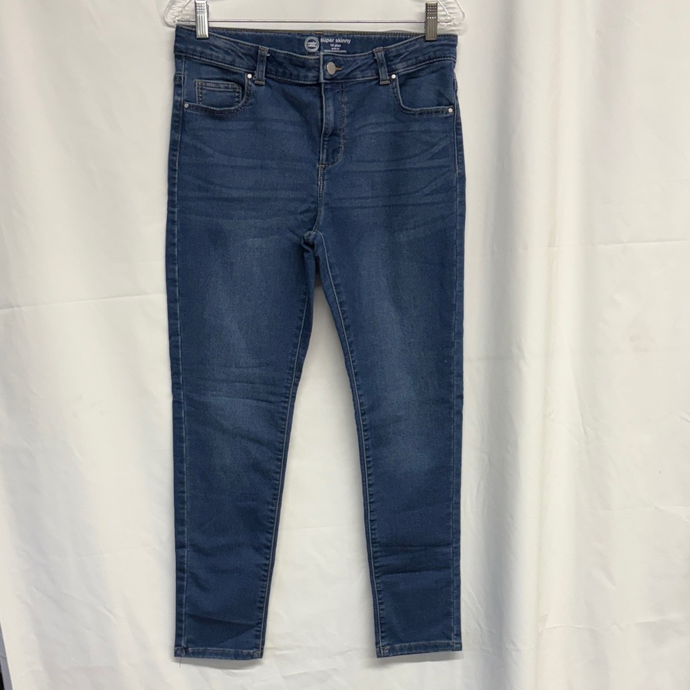 Wonder Nation Adjustable Girls Blue Jeans size 16 Plus